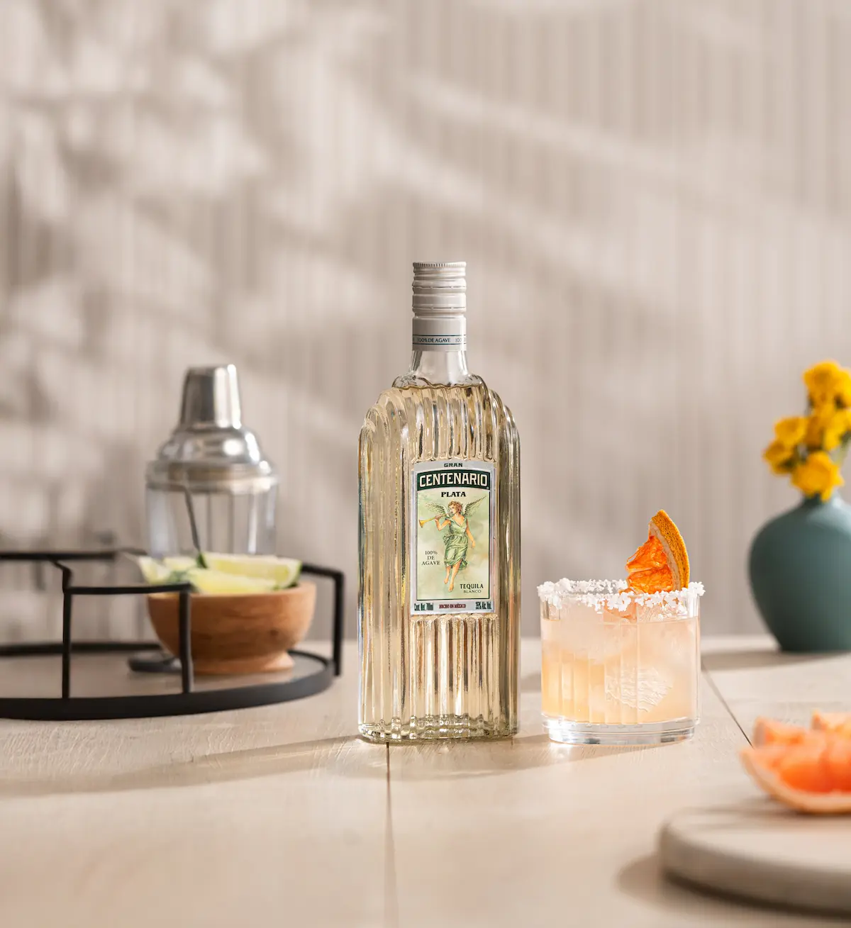 skinny margarita con centenario plata